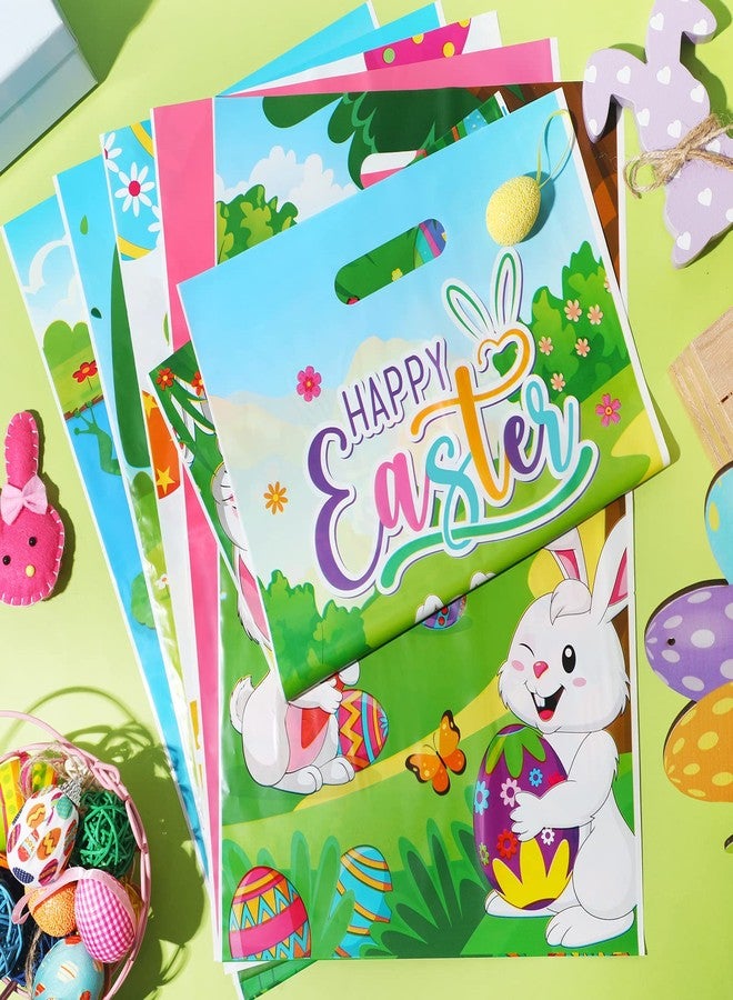 تاوباري أكياس هدايا عيد الفصح من تاو باري، 72 قطعة، أكياس بلاستيكية كبيرة الحجم، قابلة لإعادة الاستخدام، على شكل أرنب وبيض، هدايا مثالية لحفلات البحث عن البيض، لوازم حفلات، تغليف هدايا - Image 4